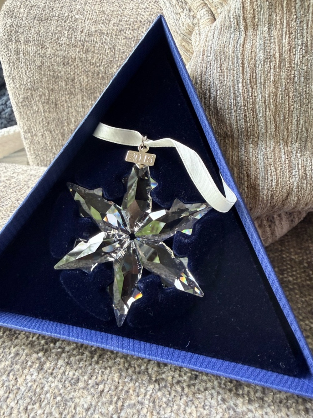 Swarovski Snowflake Christmas Ornament 2015